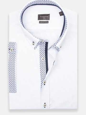 Slim fit Camicia business di 7Camicie in bianco