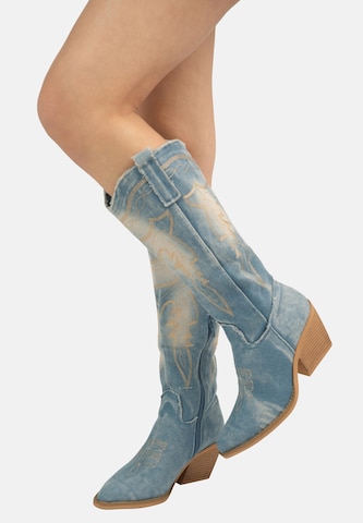 Salinyang Cowboylaarzen in Blauw