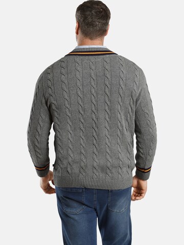 Charles Colby Sweater 'Duke Roland' in Grey