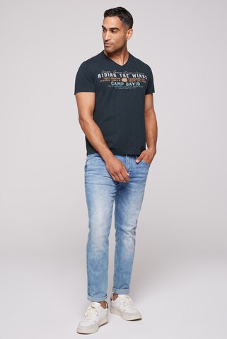 CAMP DAVID T-Shirt in Blau