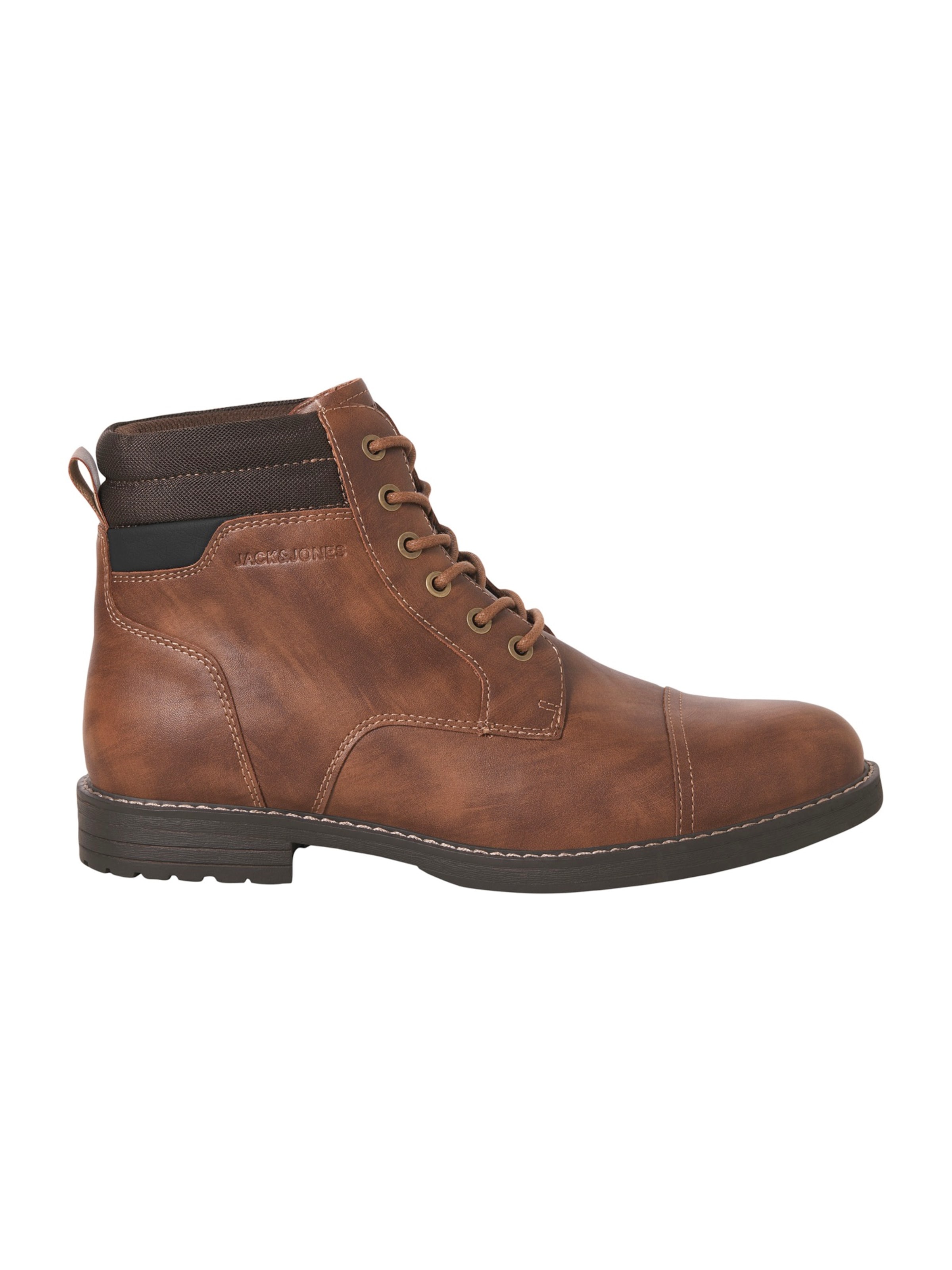 JACK & JONES - Botas con cordones 'JFWDINNINGTON' en marrón