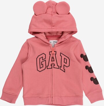 GAP - Sudadera con cremallera en rosa: frente