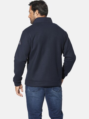 Jan Vanderstorm Zip-Up Hoodie in Blue