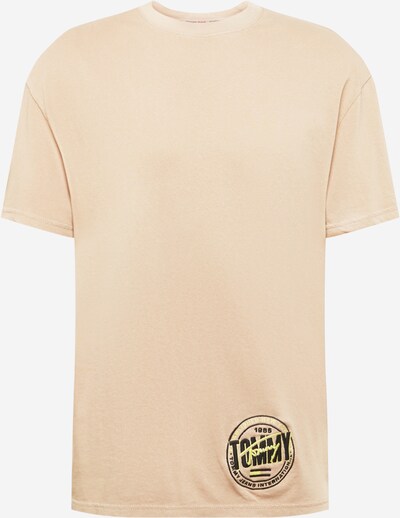 Tommy Jeans T-Shirt in hellbeige / gelb / schwarz, Produktansicht