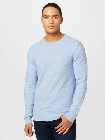 Pull-over TOMMY HILFIGER en bleu : devant