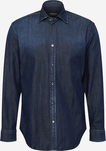 Dondup Button Up Shirt 'CAMICIA' in Blue: front