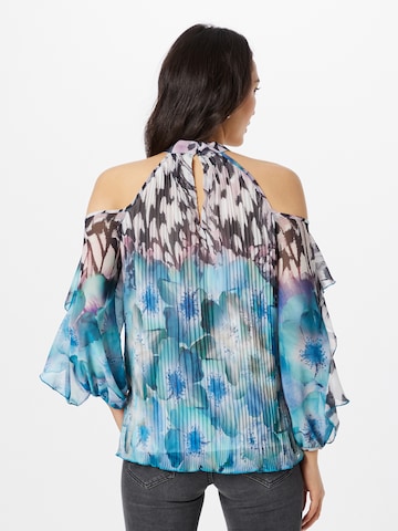 Wallis Bluse in Blau