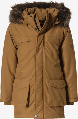 NAME IT Winter Jacket 'Mabe' in Brown: front