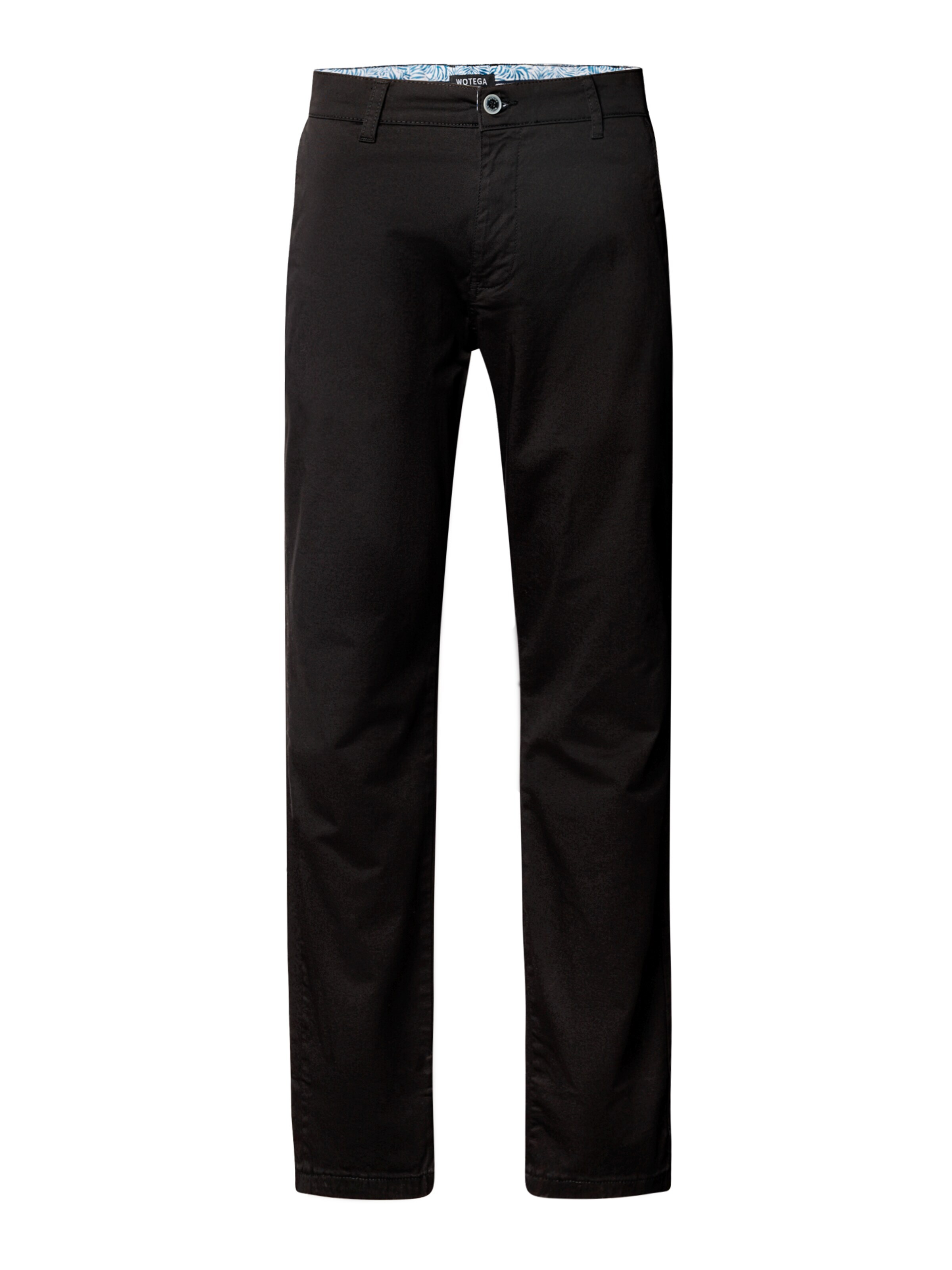 WOTEGA Chino Pants 'Glenn' in Black: front