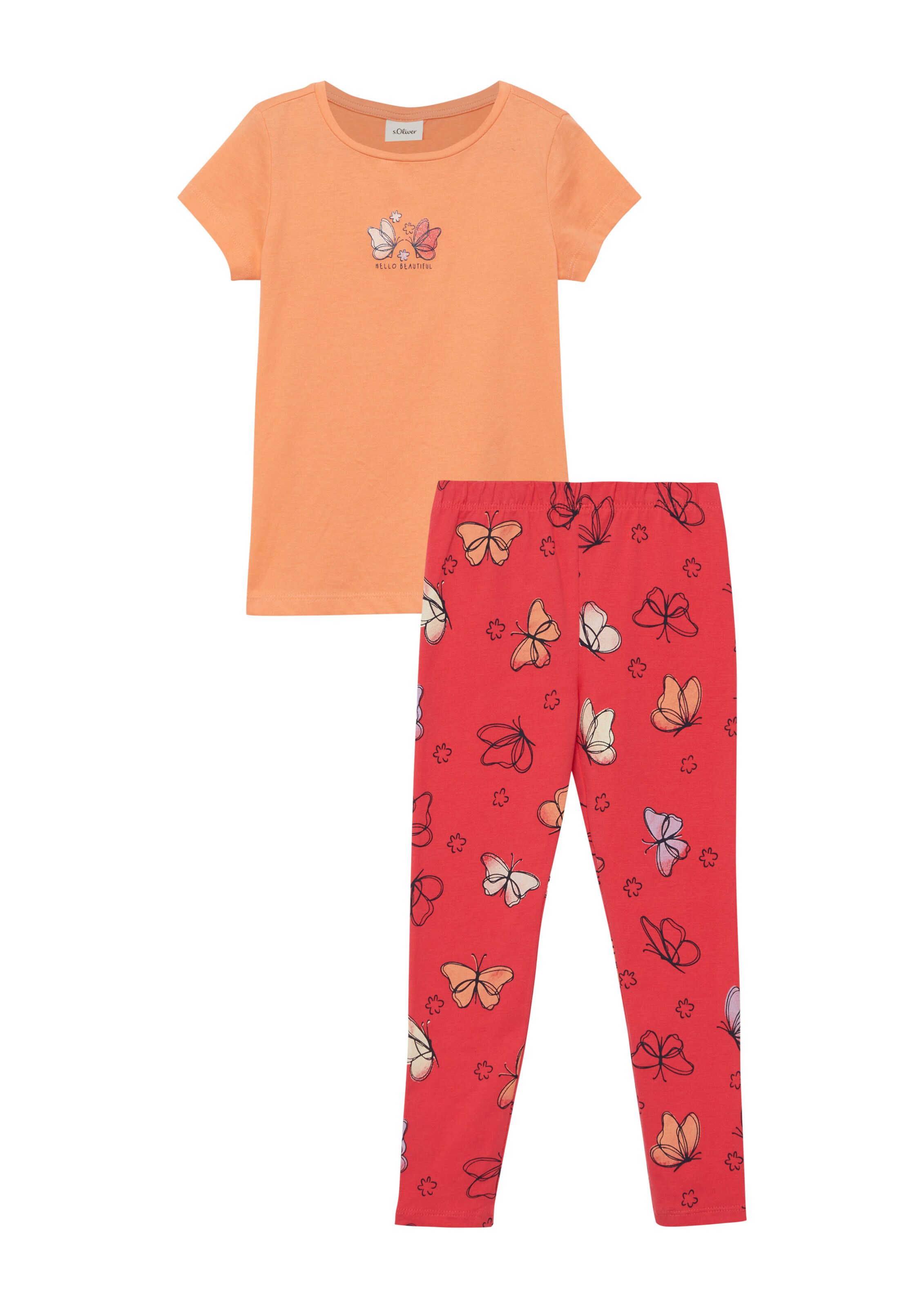 T-Shirt s.Oliver en orange : devant