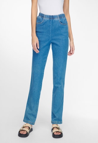 Peter Hahn Loosefit Jeans in Blauw: voorkant