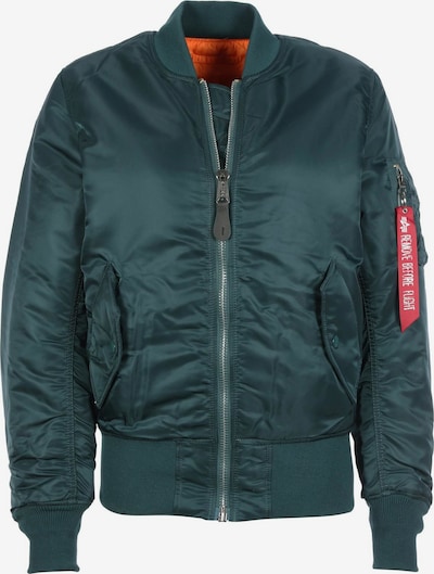 ALPHA INDUSTRIES Prijelazna jakna 'MA-1' u mornarsko plava / narančasta / crvena / bijela, Pregled proizvoda