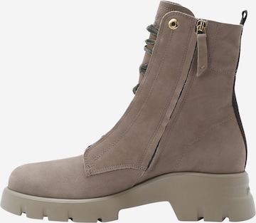 Paul Green Lace-Up Ankle Boots in Beige