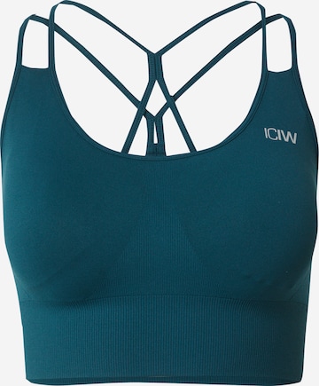 Soutien-gorge de sport 'Define' ICANIWILL en vert : devant