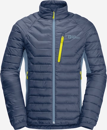 JACK WOLFSKIN Athletic Jacket 'ROUTEBURN PRO' in Blue: front