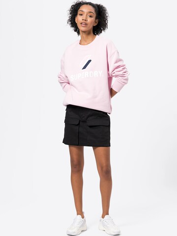 Superdry Sweatshirt i pink