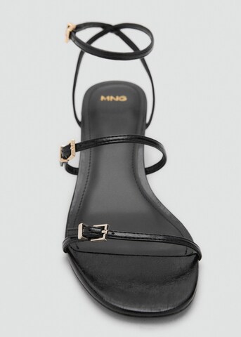 MANGO Strap Sandals 'Cintia' in Black