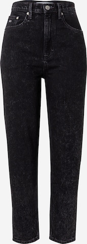 Tommy Jeans Tapered Jeans in Black: front