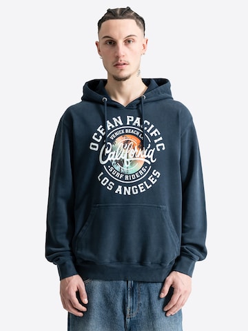 Ocean Pacific Sweatshirt 'Arugam' in Blue: front