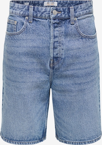 Jeans 'ONSFIVE' di Only & Sons in blu: frontale