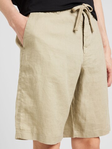 UNITED COLORS OF BENETTON Lużny krój Spodnie w kolorze beżowy