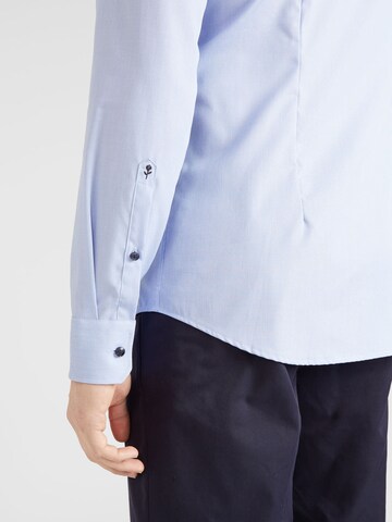 SEIDENSTICKER Regular fit Button Up Shirt 'Essential' in Blue