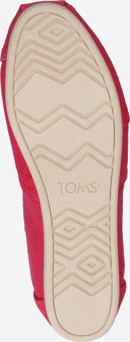 rožinė TOMS Espadrilės 'ALPARGATA'