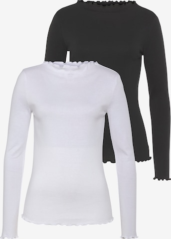 FLASHLIGHTS Shirt in Schwarz: Vorderseite