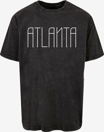 Merchcode Shirt 'Atlanta X' in Black: front