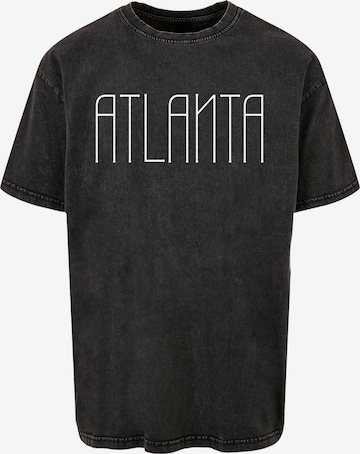 T-Shirt 'Atlanta X' Merchcode en noir : devant