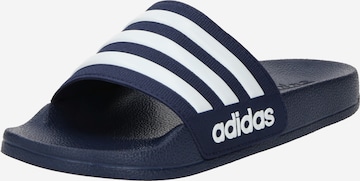 ADIDAS SPORTSWEAR Beach & Pool Shoes 'Adilette Shower' in Blue: front