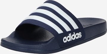 Claquettes / Tongs 'Adilette' ADIDAS PERFORMANCE en bleu : devant