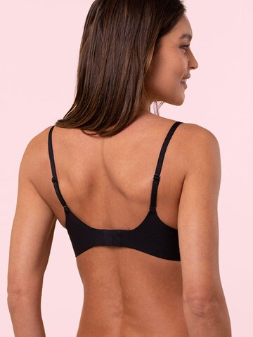 Royal Lounge Intimates T-shirt Bra 'Royal Miracle' in Black