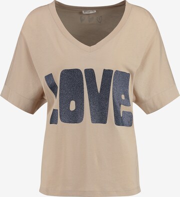 Key Largo Shirt 'WT LONELY' in Beige: voorkant