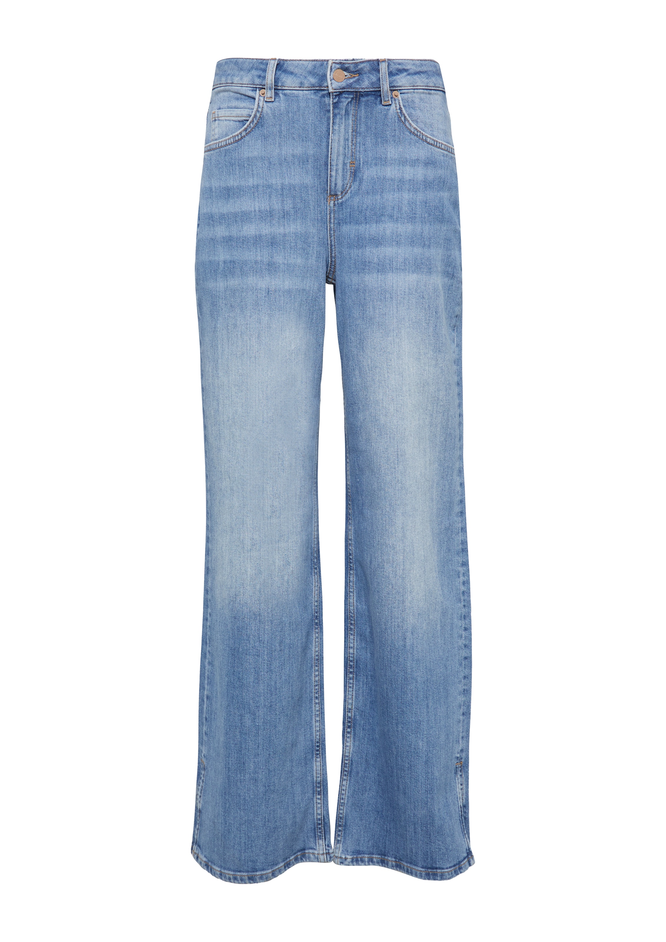 comma casual identity Wide Leg Jeans in Blau: Vorderseite