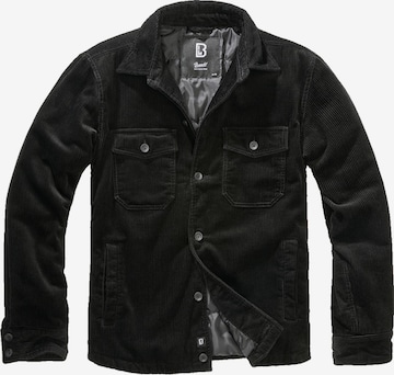 Brandit Between-season jacket in Black: front