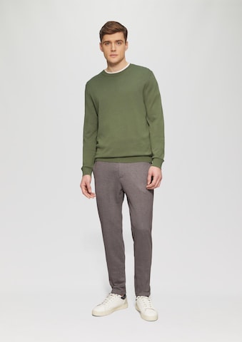 s.Oliver BLACK LABEL Trui 'Edler' in Groen