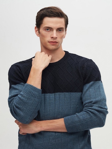 Cardigan D’S Damat en bleu : devant