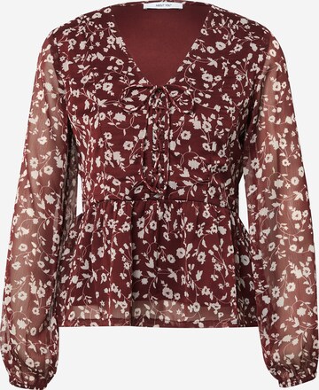ABOUT YOU Blouse 'Nia' in Rood: voorkant