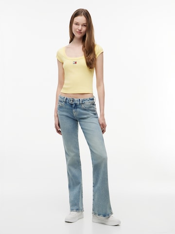 Maglietta di Tommy Jeans in giallo
