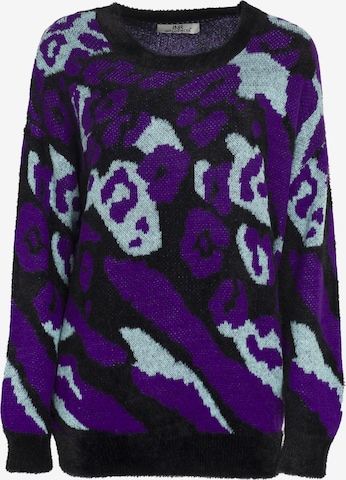 Pull-over Influencer en mélange de couleurs : devant