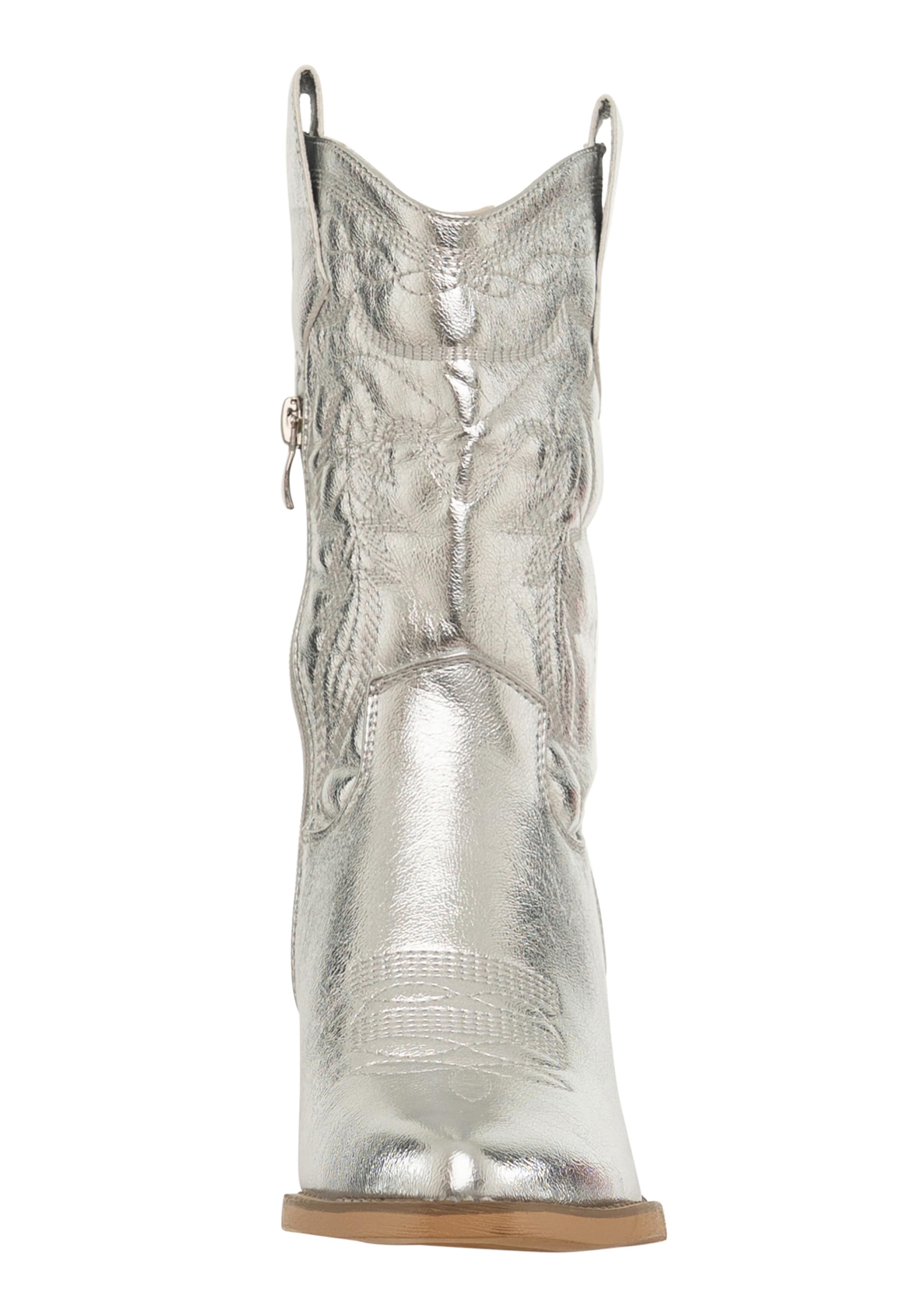 Salinyang Cowboylaarzen in Zilver