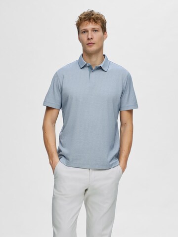 SELECTED HOMME Shirt 'Leroy' in Blauw: voorkant