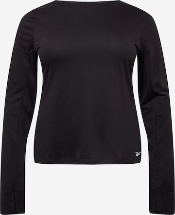 Reebok - Camisa funcionais em preto: frente