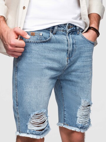 Regular Jeans de la Ombre pe albastru