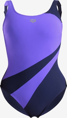 ARENA Bustier Muotoileva uimapuku 'SHAPEWEAR LILI C-CUP' värissä sininen: etupuoli