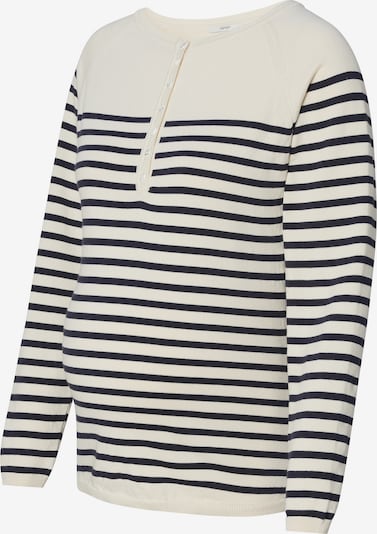 Esprit Maternity Pull-over en bleu marine / blanc cassé, Vue avec produit