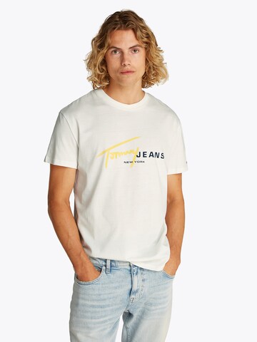 Maglietta di Tommy Jeans in bianco: frontale