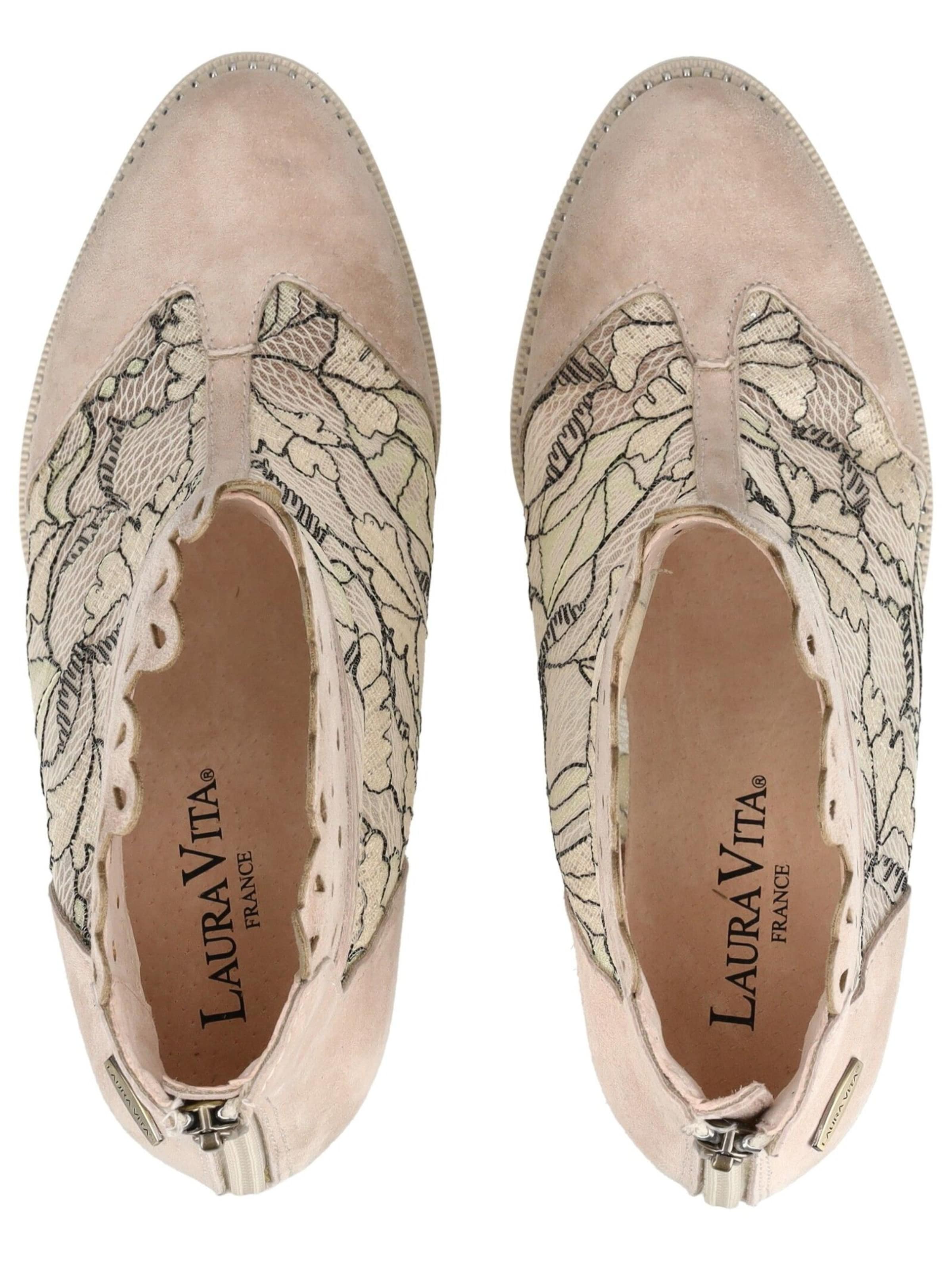 Bottines Laura Vita en beige