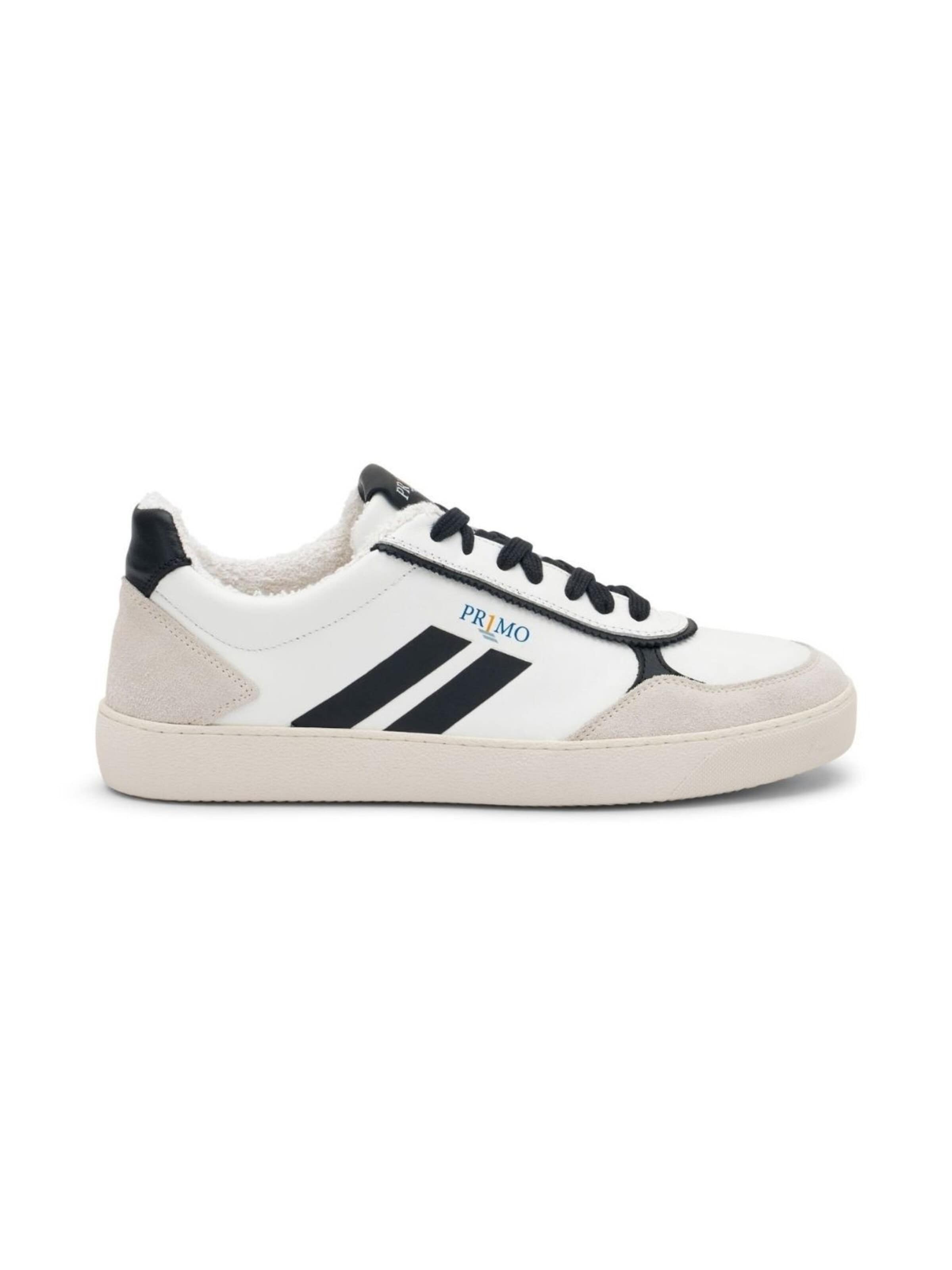 PR1MO Platform trainers 'Ground™ Sneakers' in White: front